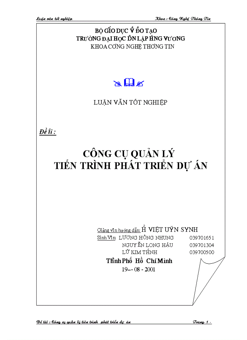 Công cụ quản lý tiến trình phát triển dự án