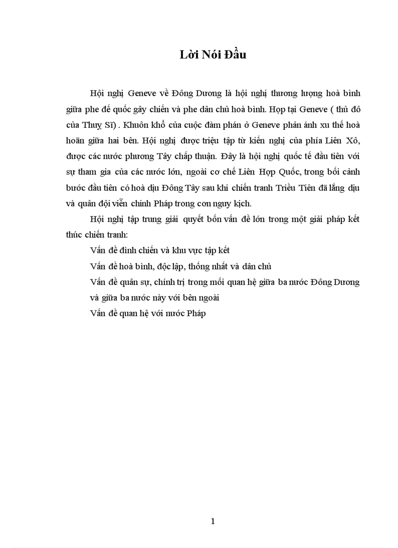 Hội nghị Geneve về Đông Dương