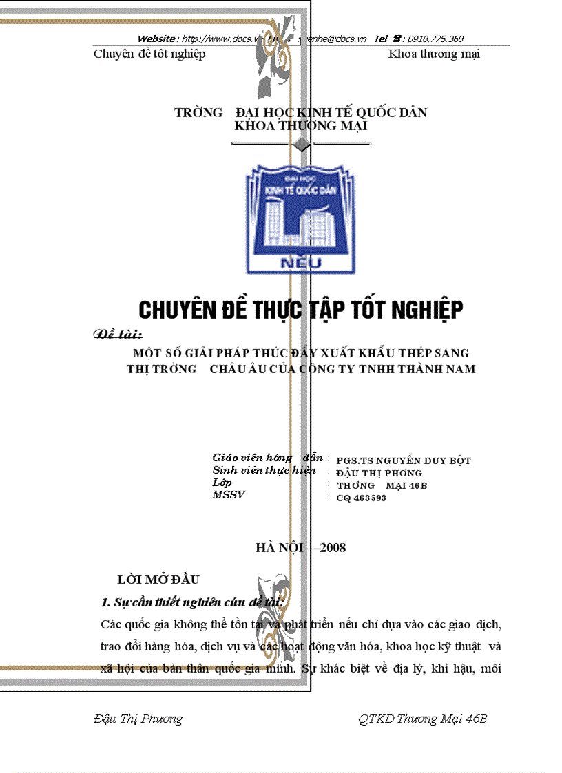 Nhằm thúc đẩy xuất khẩu thép sang thị trường đầy tiềm năng là EU