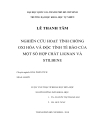 Nghiên cứu hoạt tính chống oxi hóa và độc tính tế bào của một số hợp chất lignan và stilbene