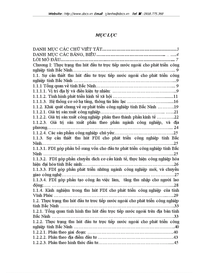 Thu hút FDI cho phát triển công nghiệp tỉnh Bắc Ninh Thực trạng và giải pháp