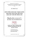 Góp phần khảo sát thành phần hóa học cao eter dầu hỏa của cây chó đẻ răng cưa Phyllanthus urinaria L họ thầu dầu euphobiaceae