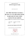 Đặc điểm thạch học đá basalt hệ thống cây gáo miền đông nam bộ và khả năng sử dụng chúng làm nguyên liệu khoáng hóa