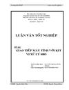 Giao tiếp máy tính với kit vi xử ly 8085