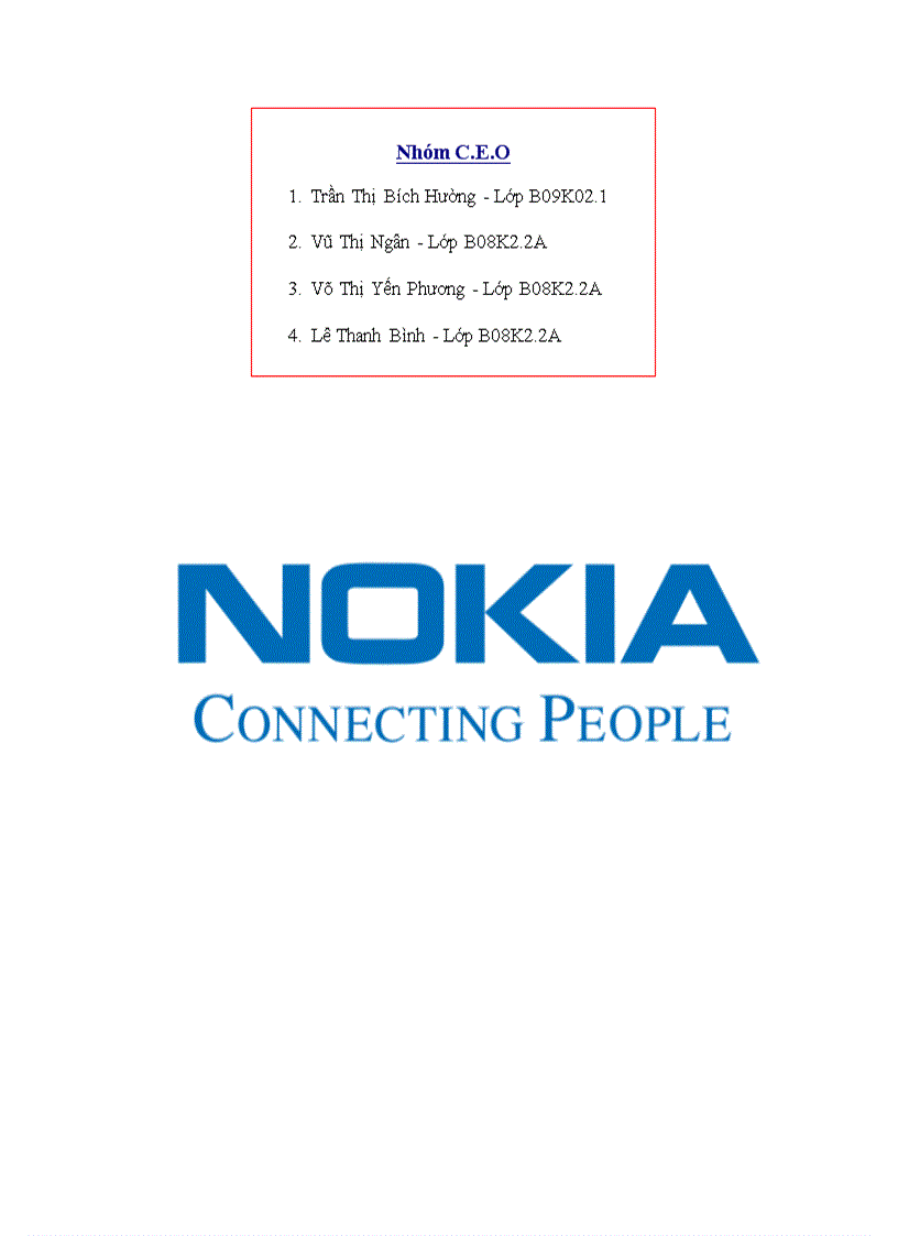 Chiến lược chuỗi cung ứng của Nokia