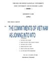 The commitment of Viet Nam as joining into WTO