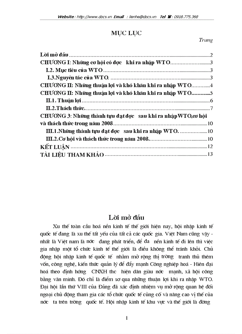 Mâu thuẫn biện chứng với việc tìm hiểu những cơ hội và thách thức khi Việt Nam ra nhập WTO