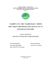 Nghiên cứu thử nghiệm quy trình thu nhận chế phẩm giàu β glucan va oligoglucosamin