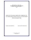 Khảo sát sự ra hoa trong ống nghiệm ở cây lan sò Dischidia pectinoides Pearson và cây bắt ruồi Drosera burmannii Vahl