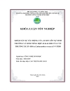 Khảo sát sự tác động của IAA NAA lên sự sinh trưởng và sinh tổng hợp alkaloid của cây Trường xuân hoa Catharanthus roseus in vitro