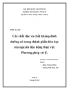 Phương pháp xử lý các chất độc và chất kháng dinh dưỡng có trong thành phần hóa học của nguyên liệu động thực vật