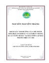 Khảo sát sự ảnh hƣởng của chế phẩm sinh học enchoice và sanjiban trong quá trình xử lý nước rỉ rác tại bãi chôn lấp rác phƣớc hiệp củ chi