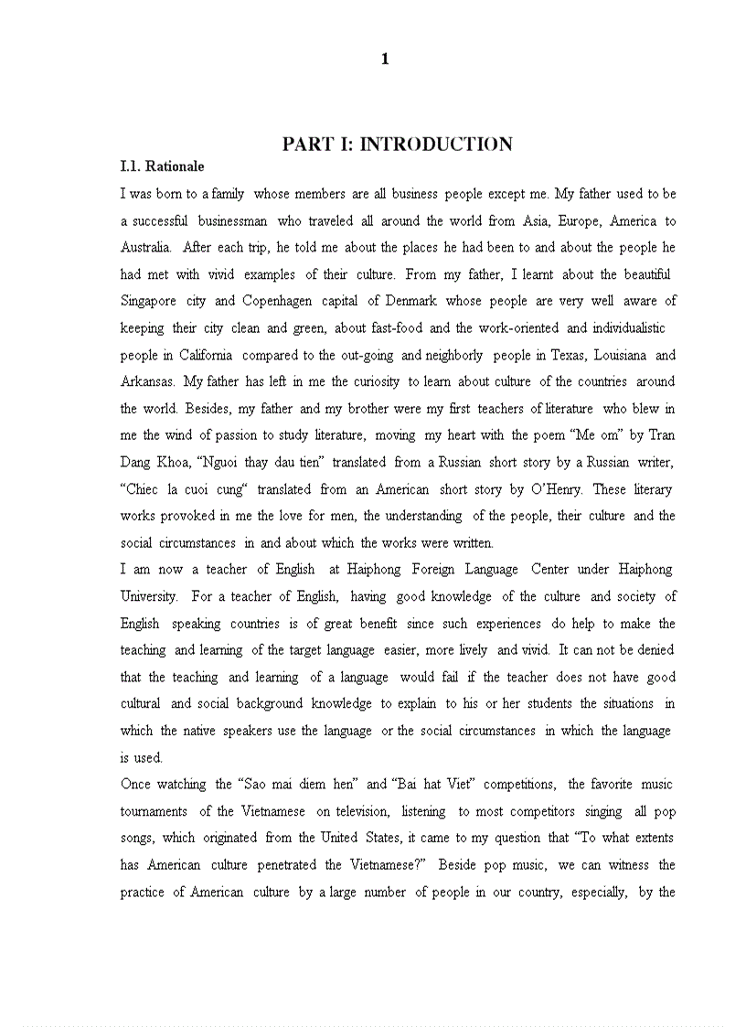 Some aspects of American culture and society in the twentieth and twenty first centuries through a number of selected short literary works