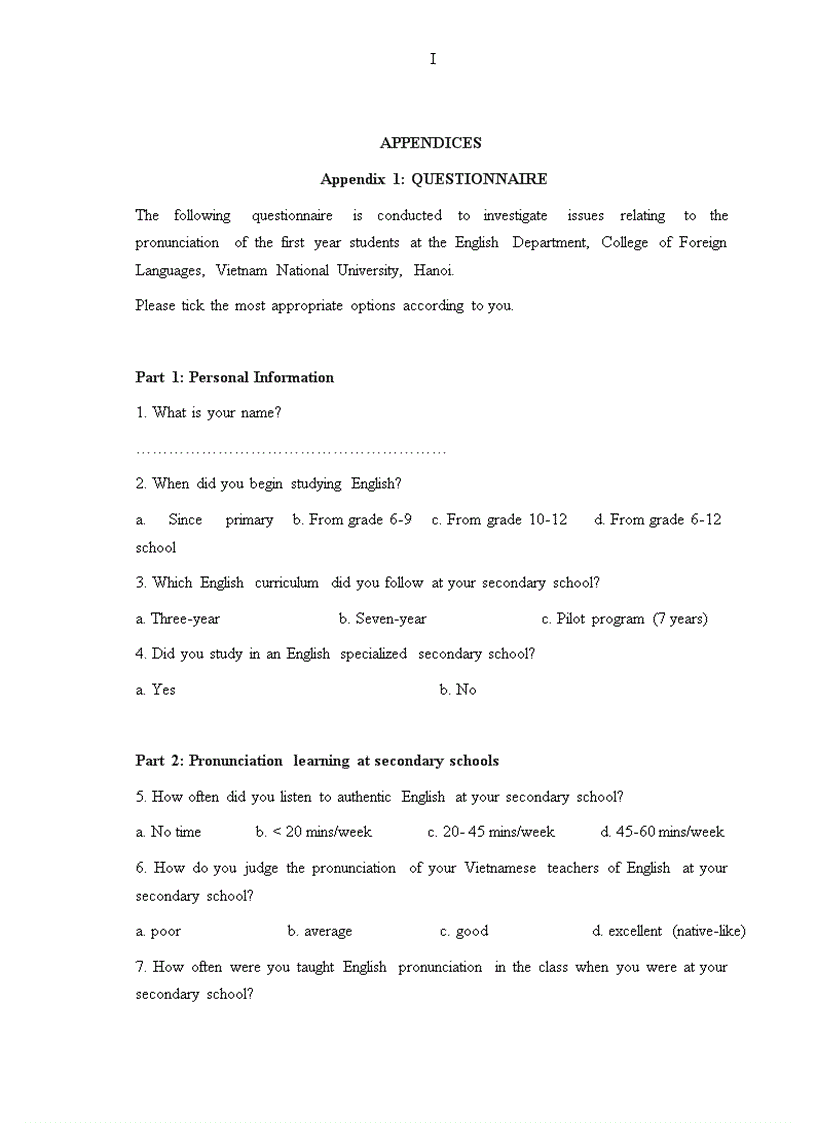 An action research on the use of continuous feedback to improve the first year students pronunciation at the english department college of foreign l