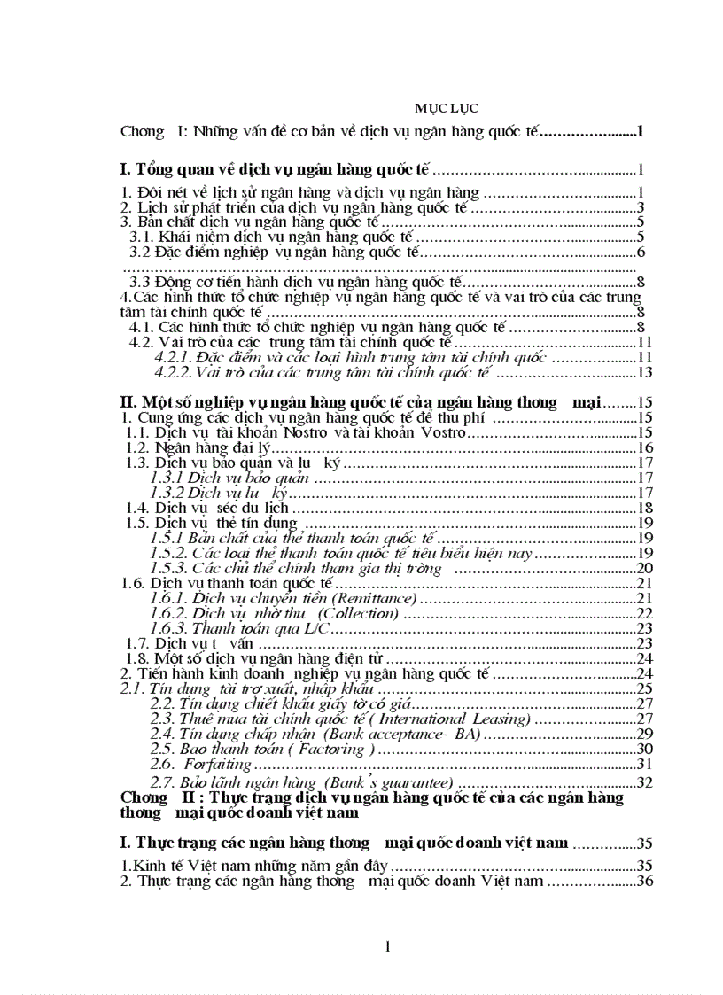 Dịch vụ ngân hàng quốc tế giải pháp hoàn thiện và phát triển trong hệ thống các ngân hàng thương mại quốc doanh Việt Nam