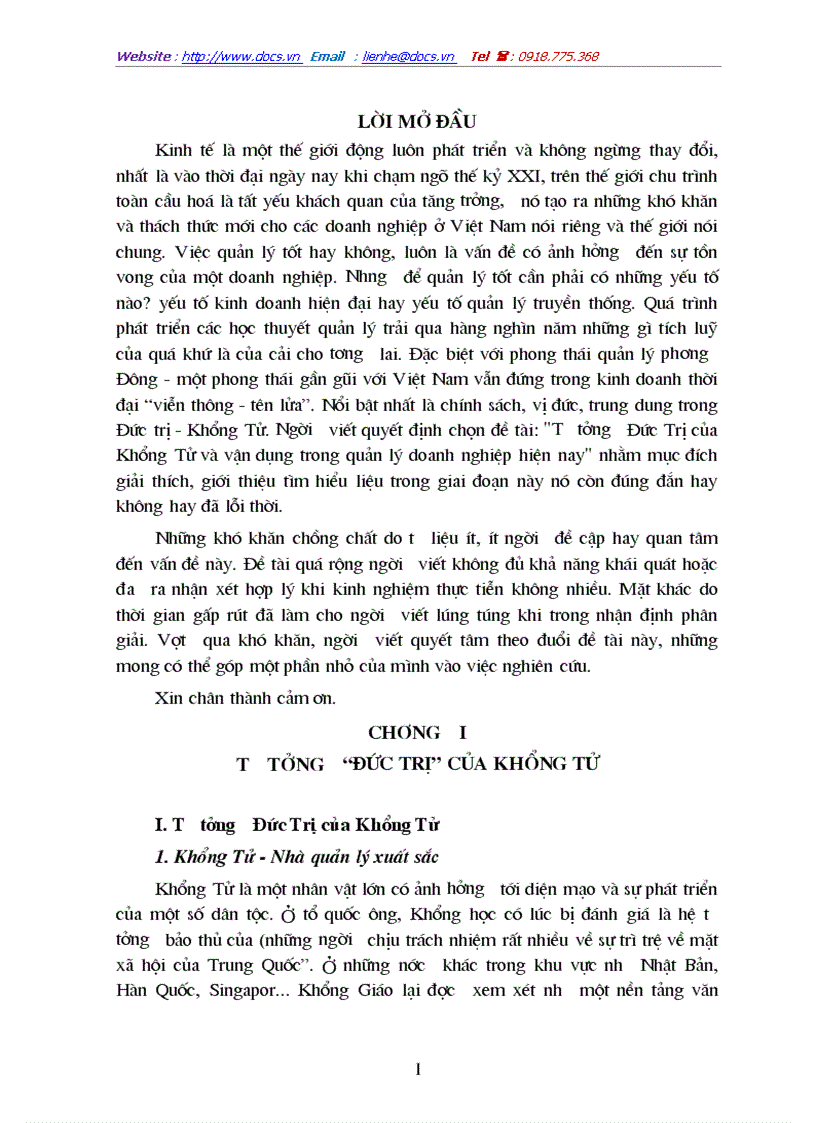 Khổng Tử với tầng lớp quản lý chuyên nghiệp