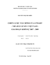 Chiến lược tài chính của G7MART Nhà bán lẻ số 1 Việt Nam giai đoạn khởi sự 2007 2009