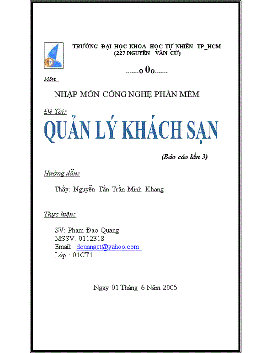 Quản lý khách sạn