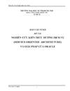 Nghiên cứu kiến trúc hướng dịch vụ service oriented architecture và giải pháp của oracle