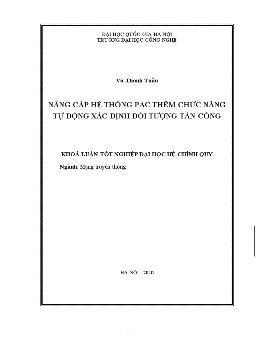 Nâng cấp hệ thống pac thêm chức năng tự động xác định đối tượng tấn công