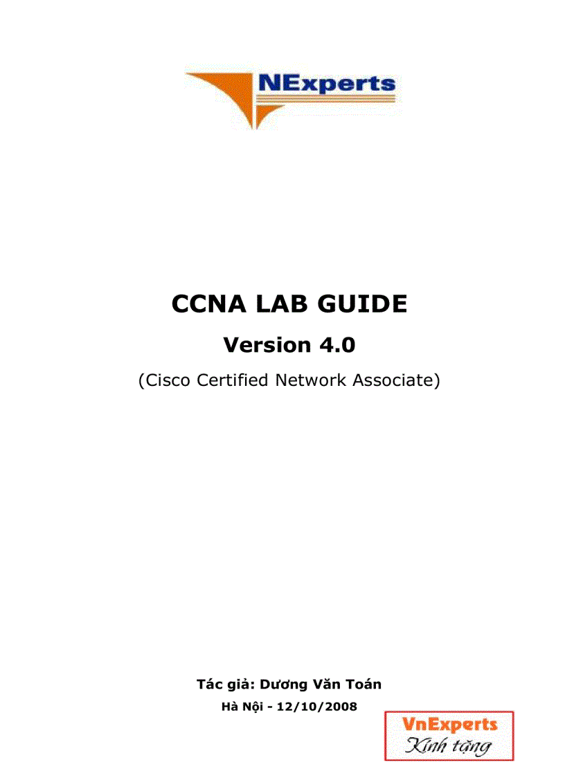 Tổng hợp các bài Lab CCNA hay nhất tại Việt NamPro Việt NamExpert