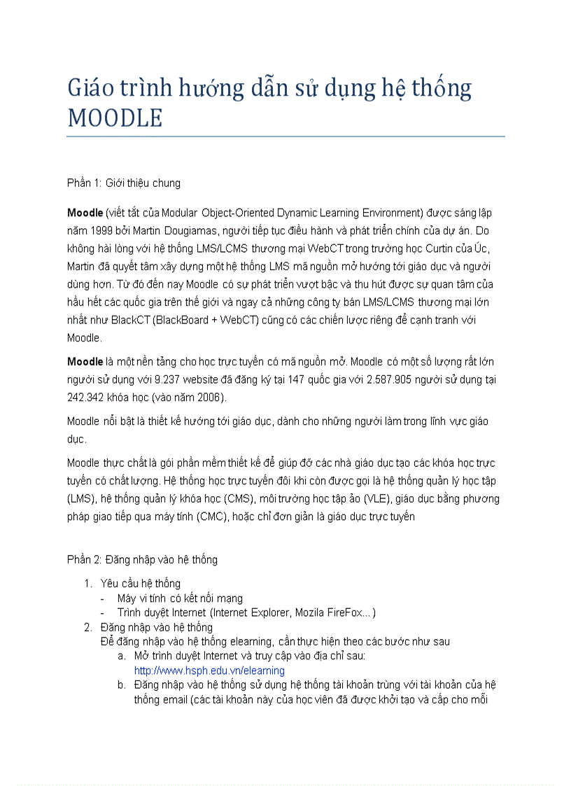 Tài liệu tham khảo Tìm hiểu và ứng dụng moodle từ a z