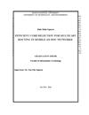 Efficient core selection for multicast routing in mobile ad hoc networks