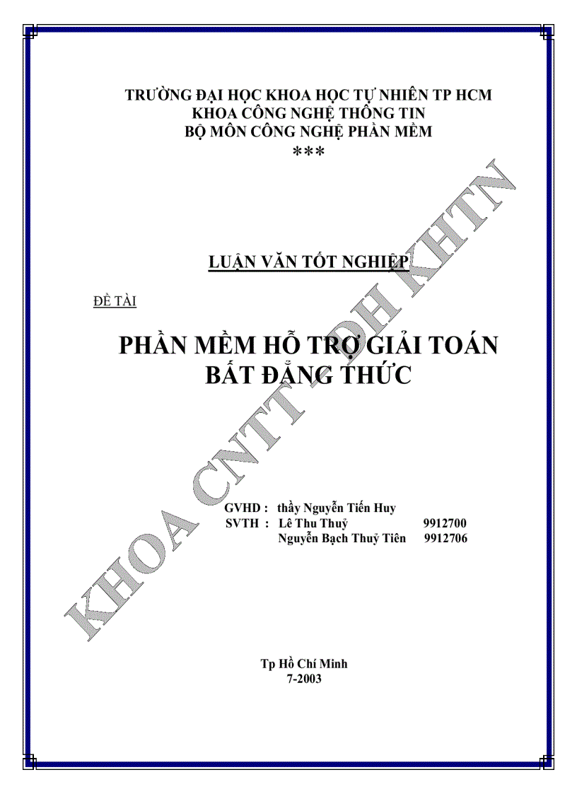 Phần mềm hỗ trợ giải toán bất đẳng thức