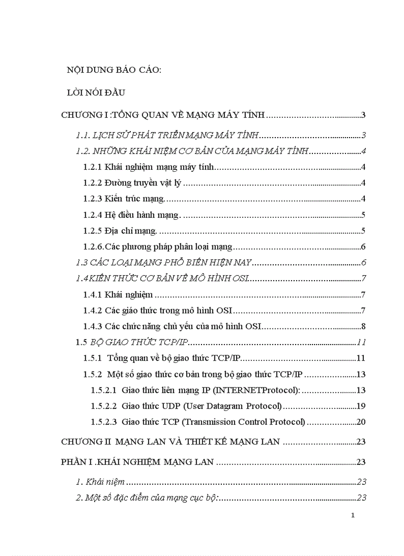 Các phần tử mạng lan full