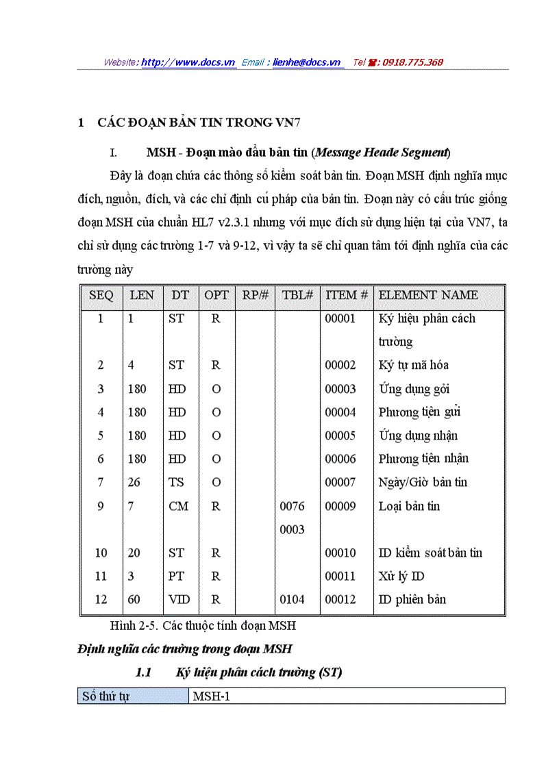 Các đoạn bản tin trong vn7