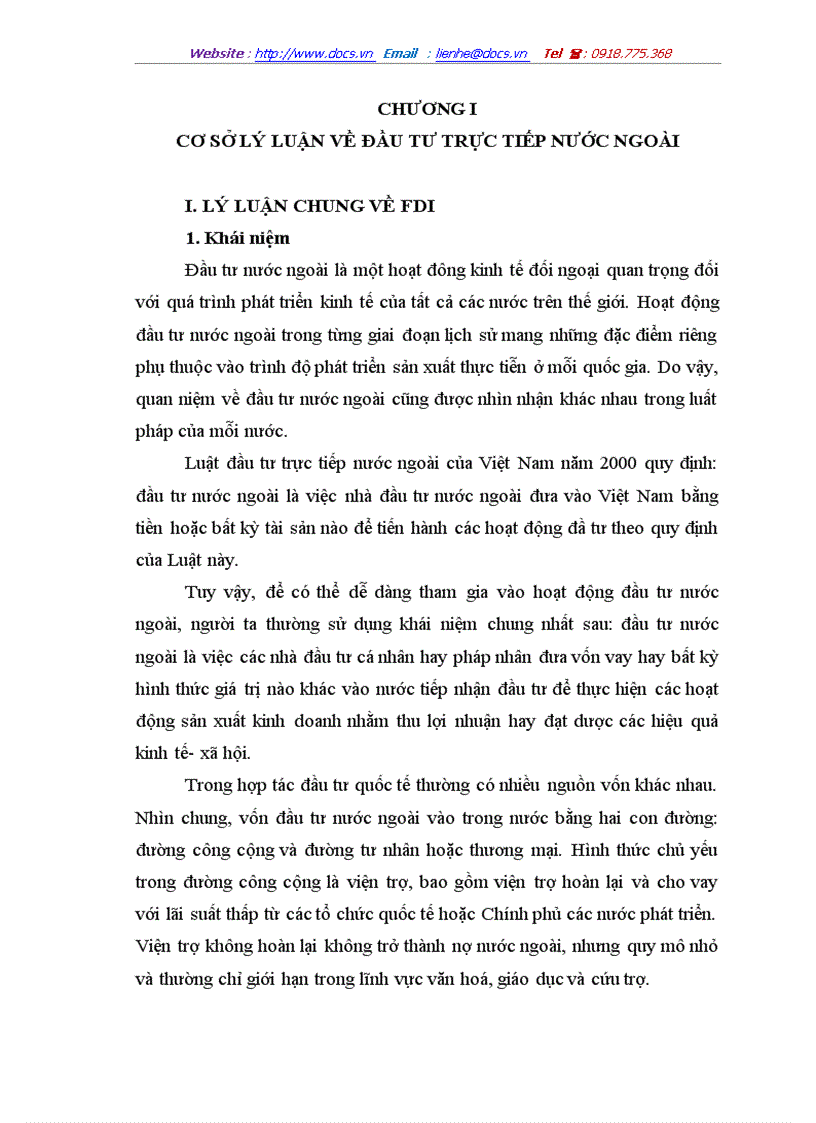 Phương hướng và một số giải pháp nhằm nâng cao khả năng thu hút fdi phát triển kinh tế xã hội vịêt nam trong thời gian tới