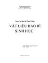 Tìm hiểu về Vật liệu bao bì sinh học