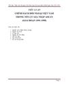 Chính sách đối ngoại Việt Nam trong nỗ lực gia nhập ASEAN giai đoạn 1991 1995