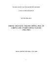 Phong trào đấu tranh chống phá ấp chiến luợc ở miền Đông Nam Bộ 1961 1965