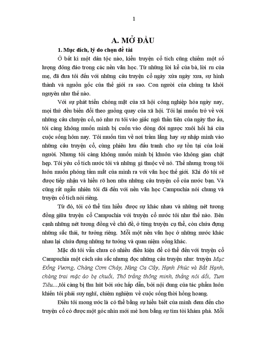 Gía trị nội dung truyện cổ Campuchia