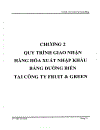 Tìm hiểu quy trình giao nhận hàng hoá xuất nhập khẩu bằng đường biển và đề xuất giải pháp nâng cao hiệu quả kinh doanh tại Fruit And Green