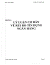 Thực tế và giải pháp hạn chế rủi ro tín dụng tại ngân hàng thương mại cổ phần Á Châu