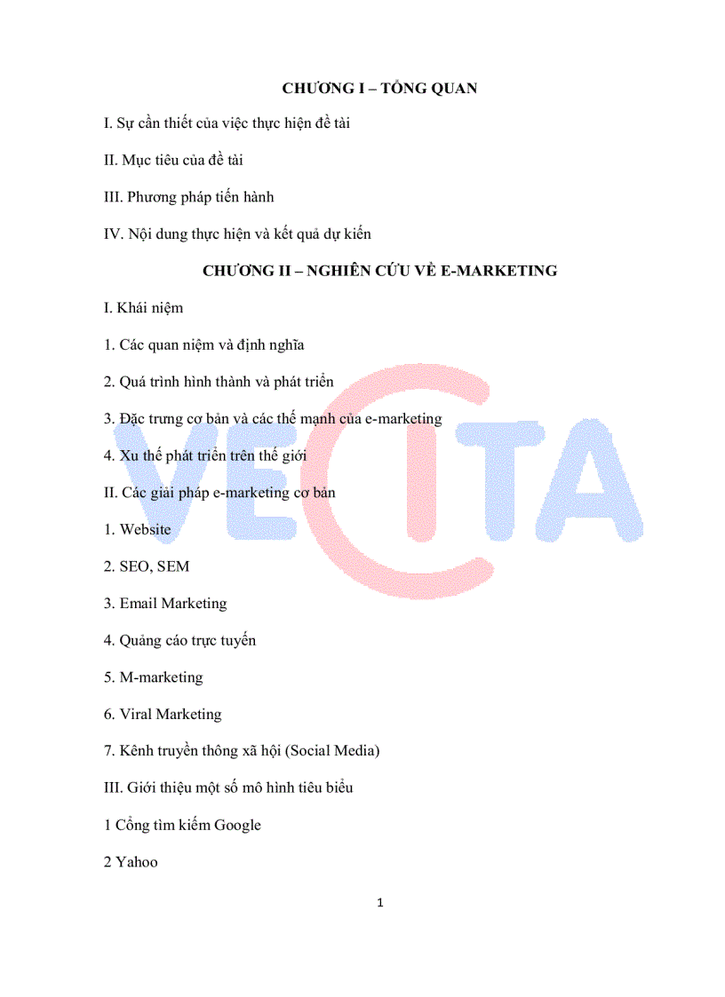 Tình hình ứng dụng e Marketing tại Việt Nam hiện nay và những đề xuất giải pháp mang tính ứng dụng cao
