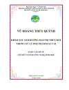 Khảo sát ảnh hưởng mật độ trùn đất trong xử lý phụ phẩm rau cải
