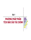 Phân tích báo cáo tài chính