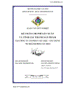 Kế toán chi phí sản xuất và tính giá thành sản phẩm tại công ty cổ phần vật liệu xây dựng 720 thành phố cần thơ