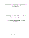 Giải pháp tăng tỷ trọng thu từ hoạt động dịch vụ trong cơ cấu thu nhập của ngân hàng đầu tư và phát triển việt nam