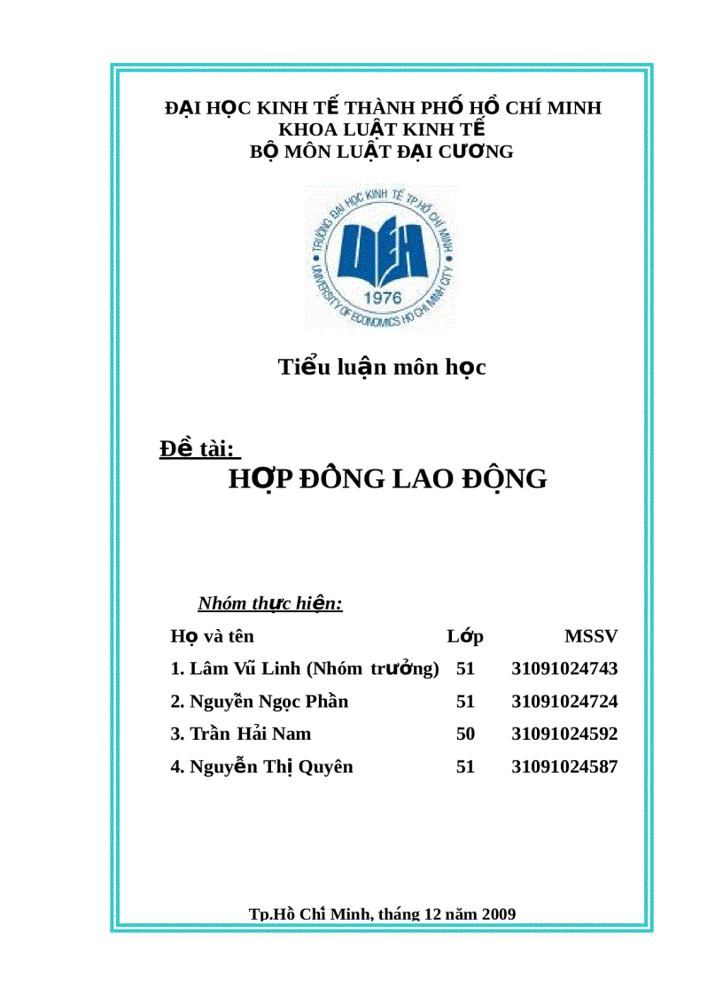 Hợp đồng lao động