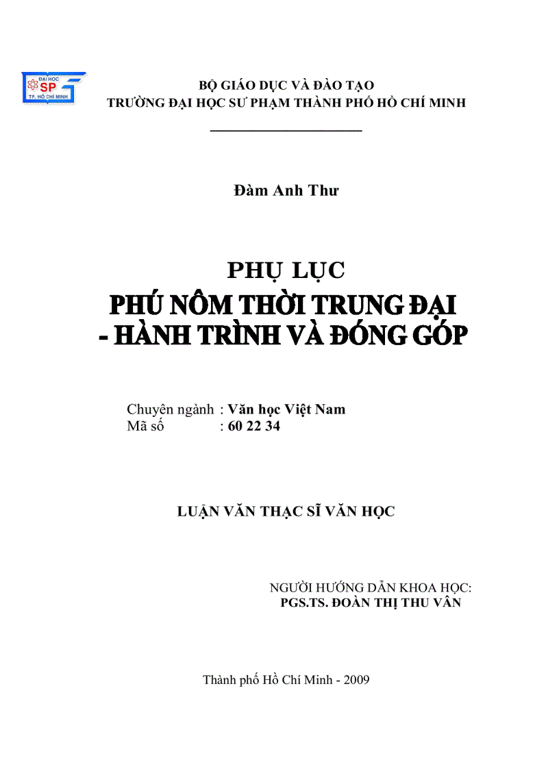 Phú nôm thời trung đại hành trình và đóng góp