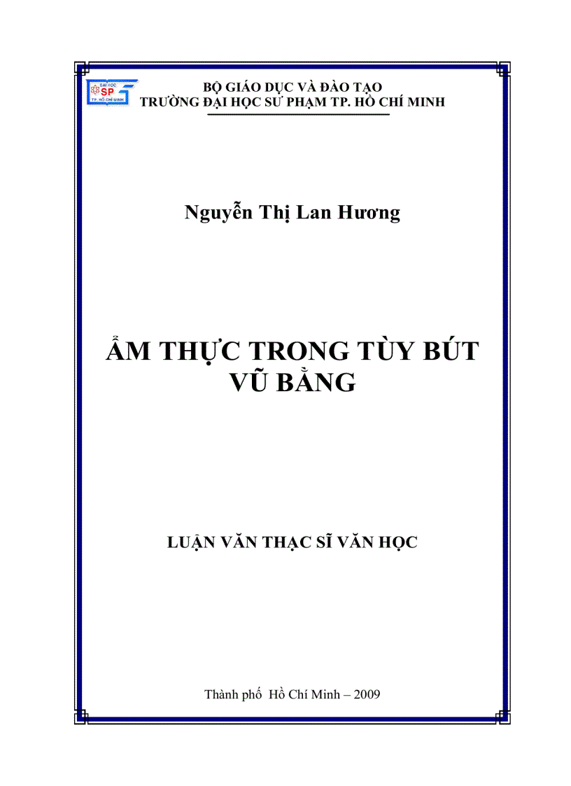 ẨM THỰC TRONG TÙY BÚT Vũ Bằng