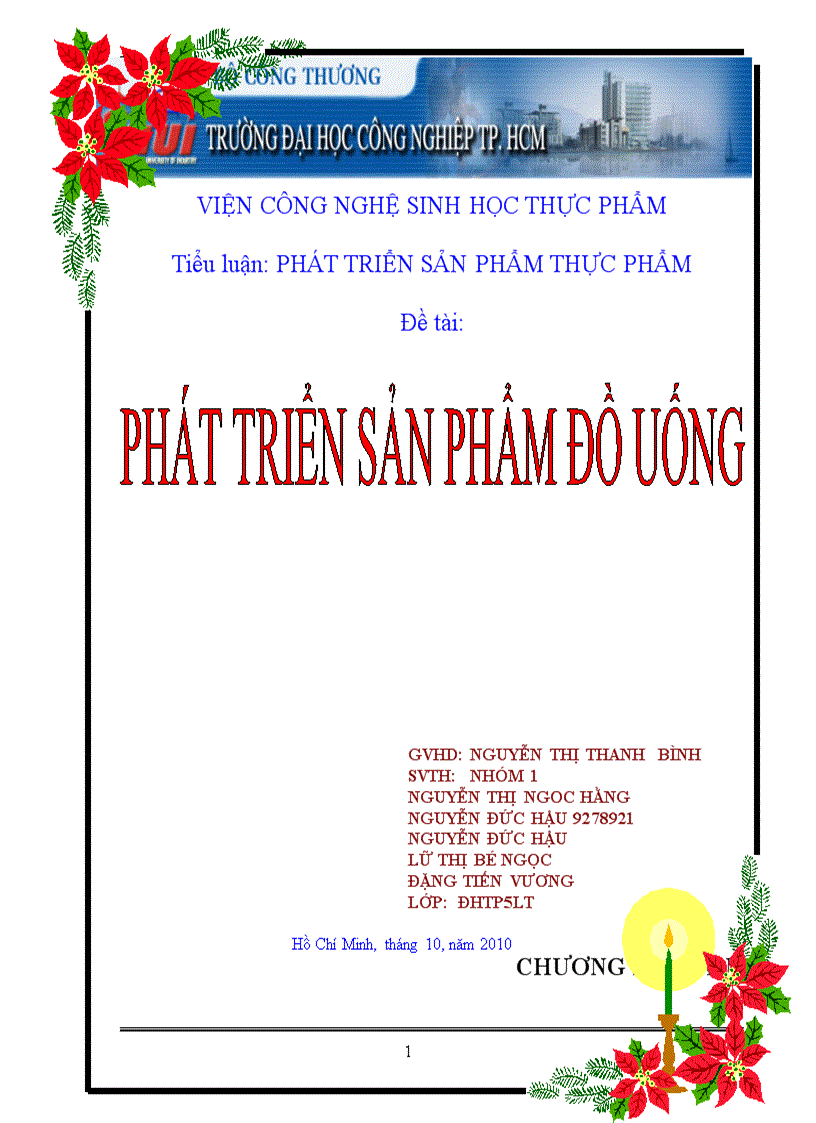 Xây dựng chiến lược phát triển sản phẩm đồ uống có lợi cho sức khỏe của Công ty TNHH Đại Phát