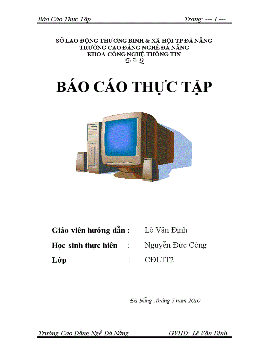 Báo cáo tập tại Công ty TNHH K N B