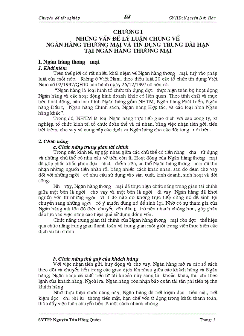 Một số giải pháp nhằm đẩy mạnh hoạt động cho vay trung dài hạn tại mb đà nẵng
