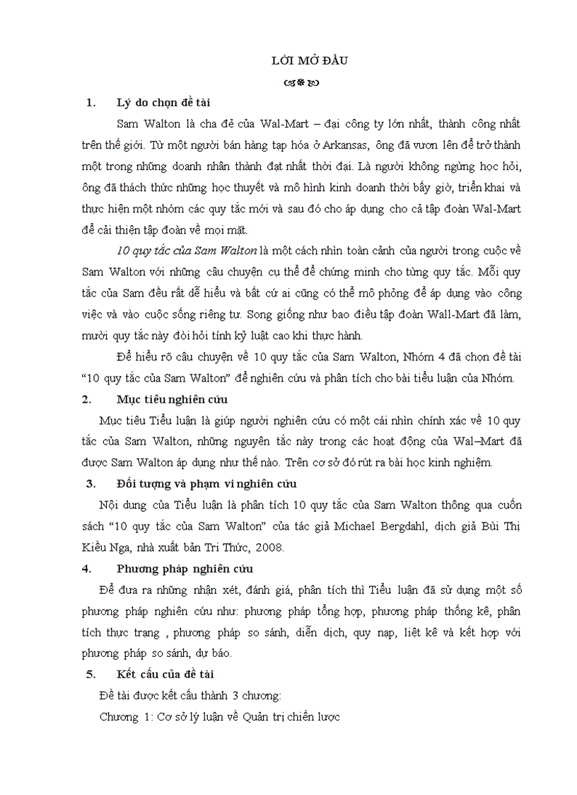 10 quy tắc của sam walton