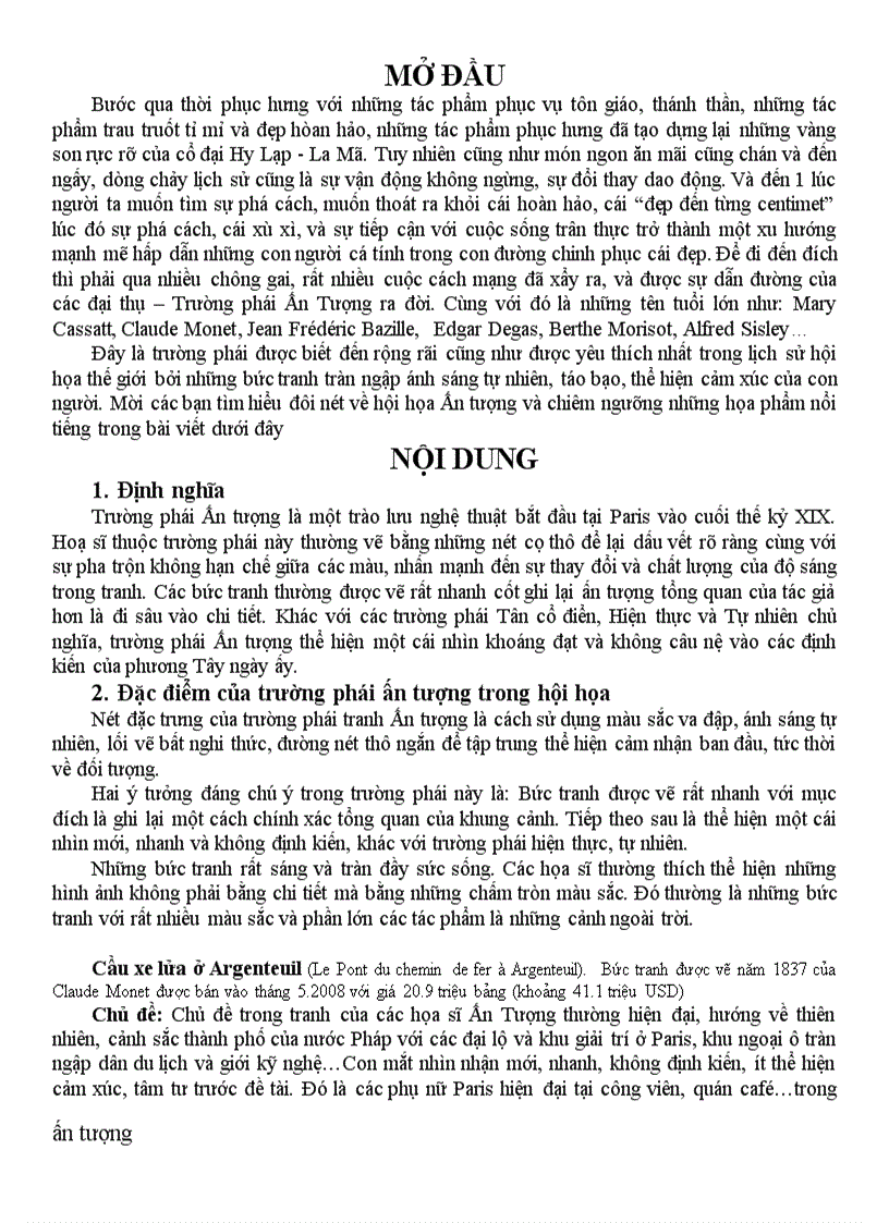 Trường phái ấn tượng Mĩ học nhóm